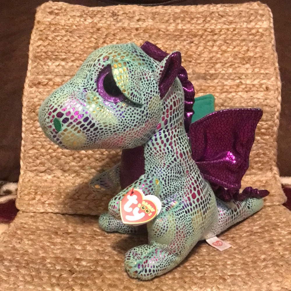Ty Beanie Boo Dinosaur Cinder